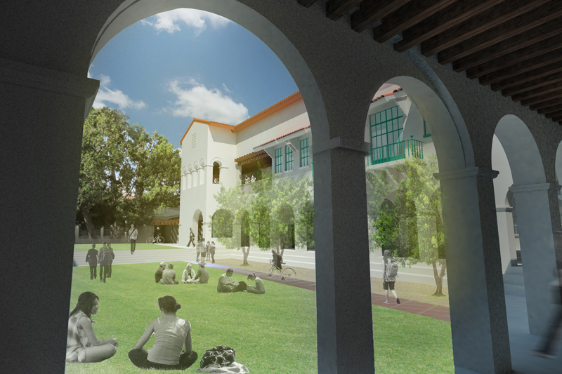 Rendering of the new engineering building