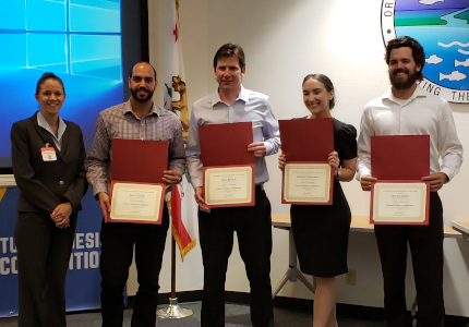 SDSU Team Takes First Place in CWEA Student Design Competition