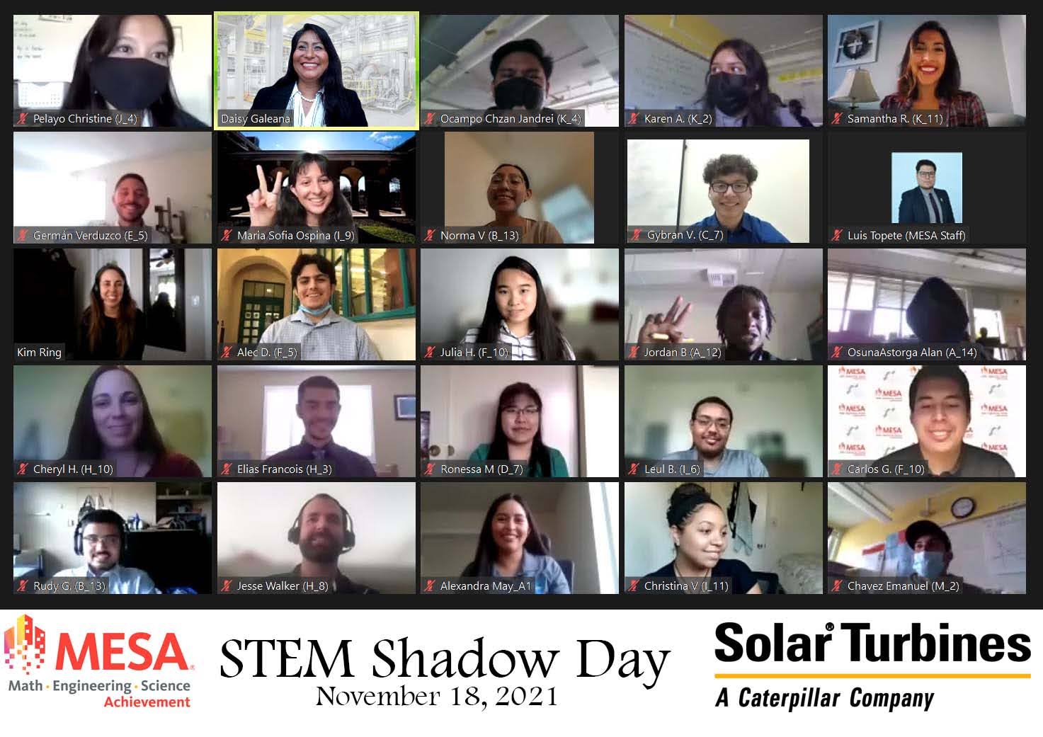 Zoom Session with Solar Turbines