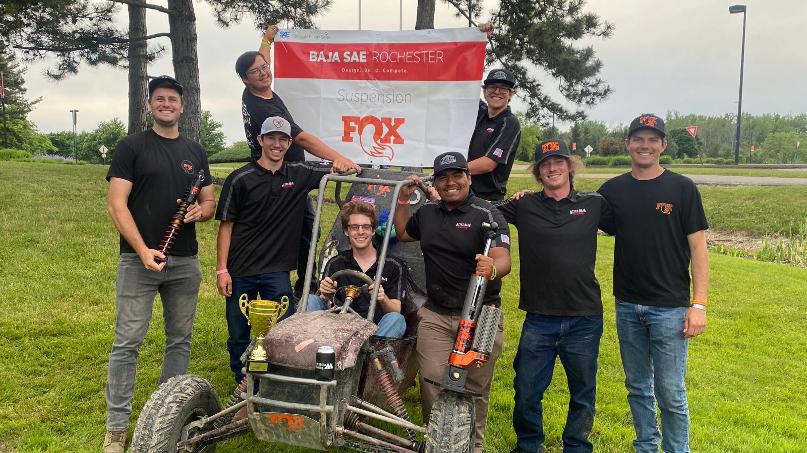 Aztec Baja Places First in Suspension and Traction in Rochester Institute of Technology Race 2022