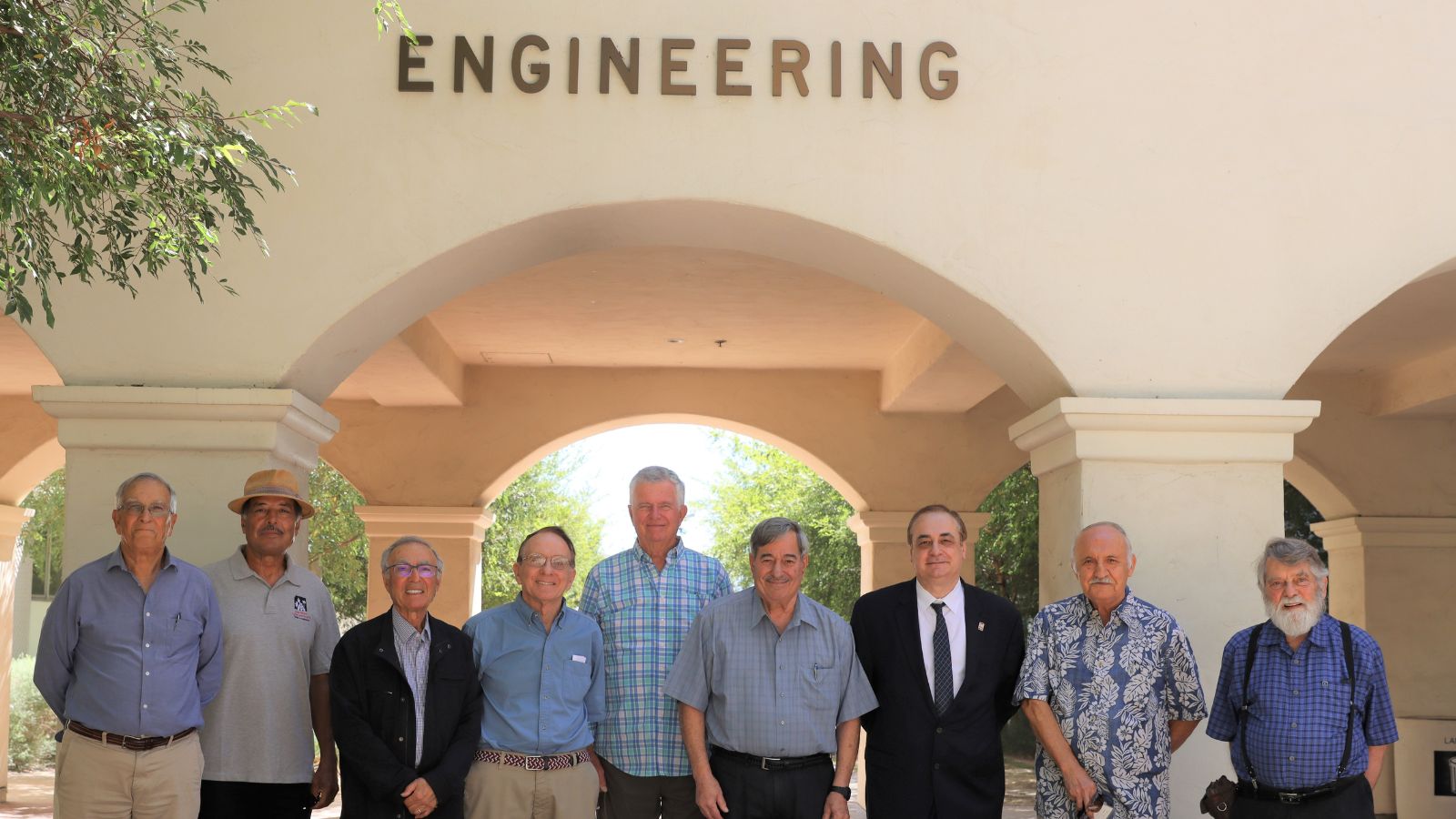 Emeriti Faculty with Dean Olevsky