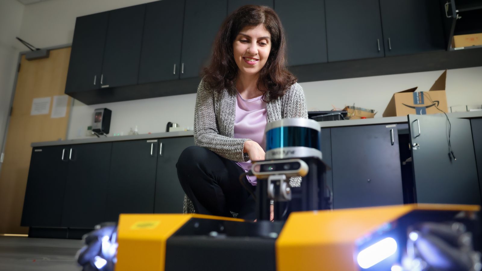 Zahra Nili Ahmadabadi, Ph.D. Assistant Professor of Mechanical Engineering. Photograph by Rachel Crawford.